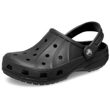 Crocs Kids Ralen Clogs, Comfortable Slip-On Toddler Shoes in Black