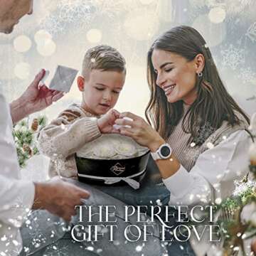 GLAMOUR BOUTIQUE 16-Piece Flowers Forever Heart Shape Box - Preserved Roses, Immortal Roses That Last A Year - Rose Eternal Preserved Flowers for Delivery Prime Mothers Day & Valentines Day - White