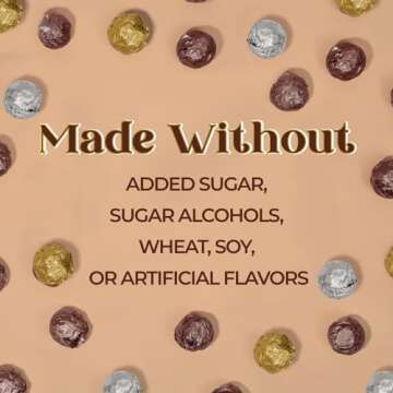 ChocZero Keto Hazelnut Truffle Variety Pack, Dark Milk and White Chocolate, No Added Sugar, Gluten Free, Holiday Gift Idea, 24 Truffles, 13oz