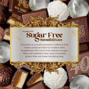 ChocZero Keto Hazelnut Truffle Variety Pack, Dark Milk and White Chocolate, No Added Sugar, Gluten Free, Holiday Gift Idea, 24 Truffles, 13oz