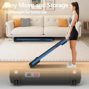 GOYOUTH Compact Under Desk Treadmill for Home Workouts