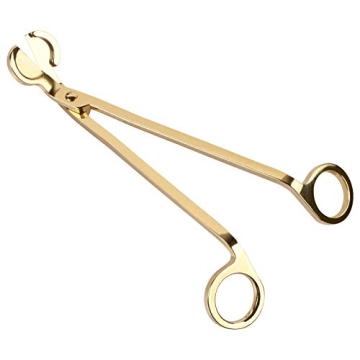 Elegant Harapu Candle Wick Trimmer in Polished Gold Finish