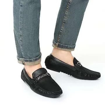 Bruno Marc Men's Casual Penny Loafers for Comfort