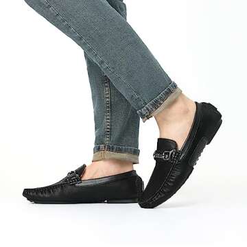 Bruno Marc Men's Casual Penny Loafers for Comfort