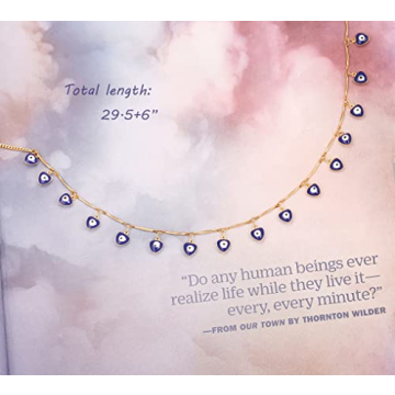 PEARLADA Dangle Evil Eye Belly Chain for Summer Style