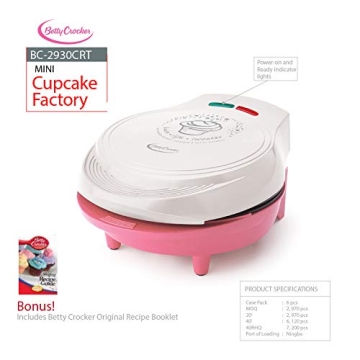 Betty Crocker Cupcake Maker Bake Mini Treats Quickly