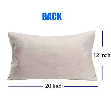 Fukeen Vintage Flower Lavender Throw Pillow Covers Decorative French Country Stamp with Violet Bouqu...
