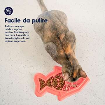 Catstages Fishie Fun Feed Mat for Happy Healthy Cats