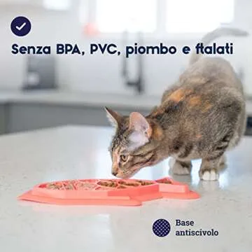 Catstages Fishie Fun Feed Mat for Happy Healthy Cats