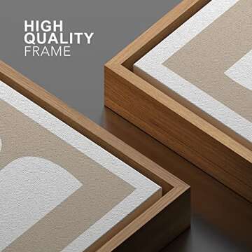 SIGNWIN Framed Canvas Artwork for Modern Home Decor