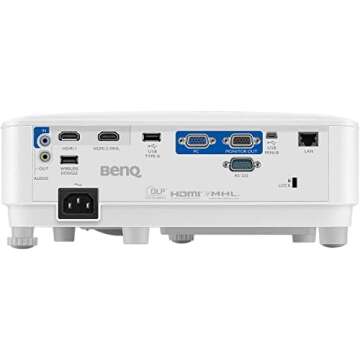BenQ MH733 | 1080P Business Projector | 4000 Lumens | Wireless Casting | Auto Keystone Correction | SmartEco Tech 70% Less Energy Consumption | Glass Lens for Image Accuracy & Clarity