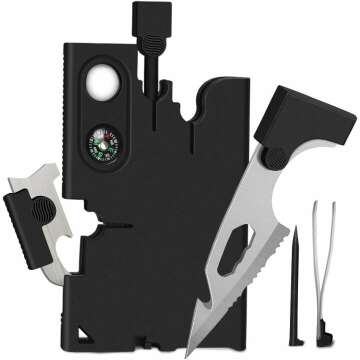 18-in-1 Credit Card Multitool for Dad - Ideal Gift