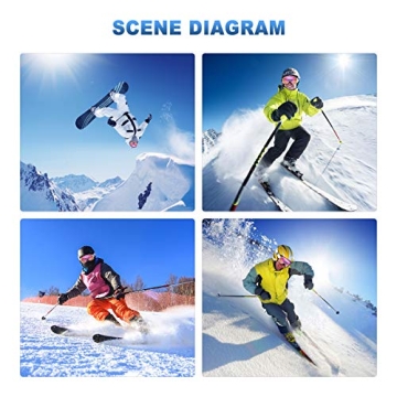 SH HORVATH Ski Snowboard OTG Goggles with Anti-Fog HD Lens