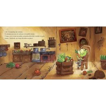 ¡Los Zombis no comen verduras! Fun Spanish Children's Book