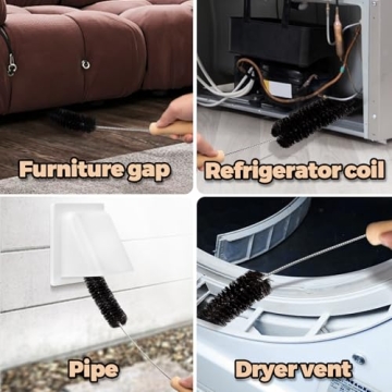 Holikme Dryer Vent Cleaner Kit for Safe Home & Efficient Drying