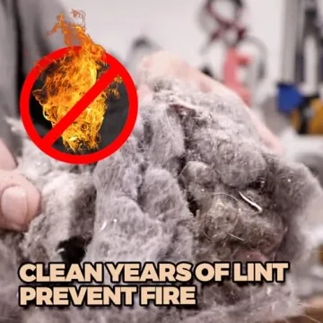 Holikme Dryer Vent Cleaner Kit for Safe Home & Efficient Drying