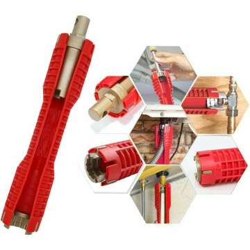 IRmm 8-in-1 Faucet and Sink Installer Tool - Versatile Plumbing Wrench