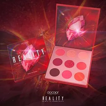 docolor Gemstone Eyeshadow Palette 54 Colors Eye Shadow Matte Glitter Professional Makeup Eye Shadow Powder Long Lasting Waterproof Cosmetic Eye Shadow Palette