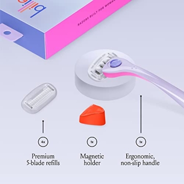 Billie Women’s Razor Kit with Magnetic Holder & Refills