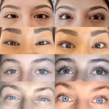 Eyelash Lift Kit by Luxe Cosmetics - Made in USA - Perfectly Curled Lashes for 8 Weeks- Faster Alternative to Lash Serums- 3 Full Applications - Complete Perm Kit to Curl Your Lashes at Home