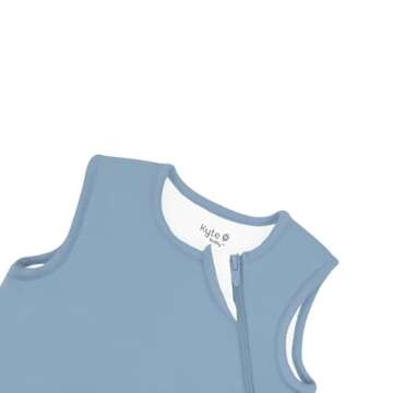 KYTE BABY Unisex Rayon Made From Bamboo Sleep Bag for Babies and Toddlers, 2.5 Tog (Small, Slate)