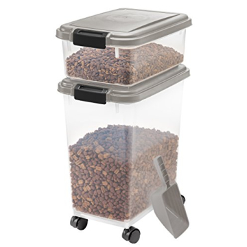 IRIS USA Airtight Dog Food Storage Container Combo Set