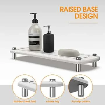 Zrfmib Instant Dry Sink Organizer for Bathroom and Kitchen