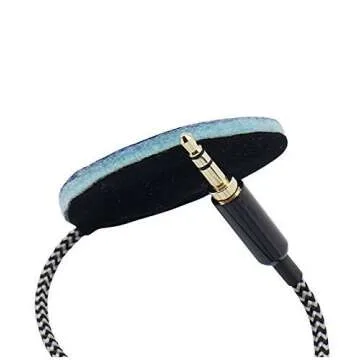 CozyPhones Fleece Sleep Headphones - Wired Over Ear Headphones from Ultra Thin Earphones for Side Sleepers, Meditation, Running, Laptop, and Phone - Black