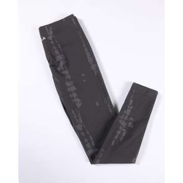 AUROLA Serpent Seamless Scrunch Workout Leggings for Women,Tummy Control Squat Proof Pants,Chestnut Brown,S