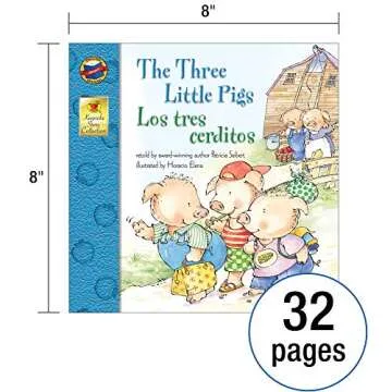 The Three Little Pigs Los Tres Cerditos Bilingual Storybook—Classic Children's Books With Illustrations for Young Readers, Keepsake Stories Collection (32 pgs) (Volume 29)