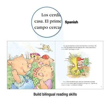 The Three Little Pigs Los Tres Cerditos Bilingual Storybook—Classic Children's Books With Illustrations for Young Readers, Keepsake Stories Collection (32 pgs) (Volume 29)