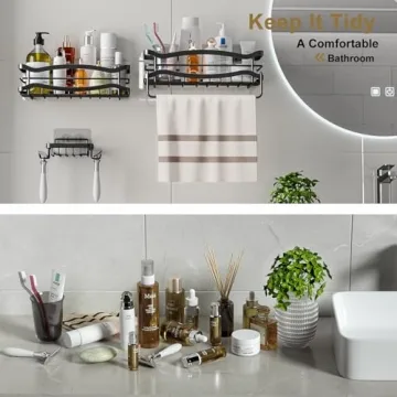 TOPCHASE Shower Caddy - 3 Pack Bathroom Organizer