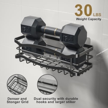 TOPCHASE Shower Caddy - 3 Pack Bathroom Organizer