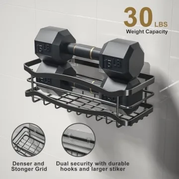 TOPCHASE Shower Caddy - 3 Pack Bathroom Organizer