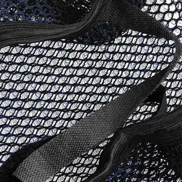 uxcell XL 3D Motorcycle Moped Seat Cover Breathable Mesh Net Cushion Black Blue