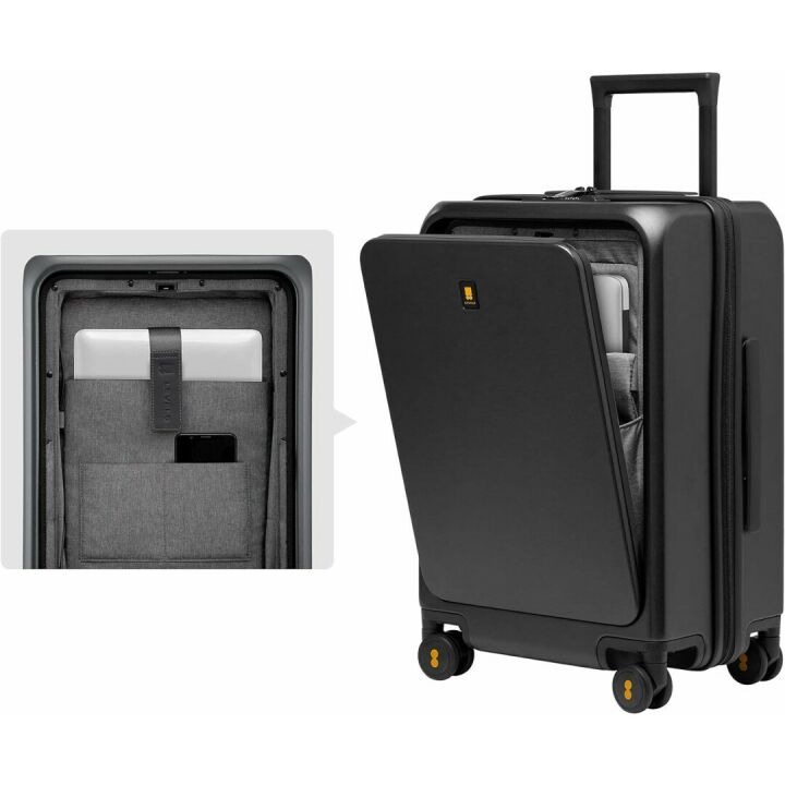 Lightweight Hardside Carry-On Suitcase with USB Port