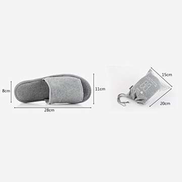 Portable Slippers for Home Travel Spa Comfort