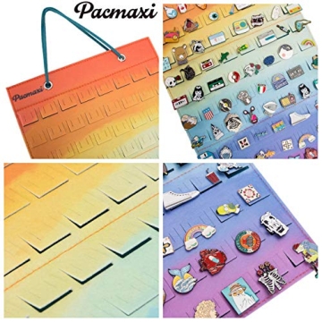 PACMAXI Hanging Brooch Pin Organizer for 96 Pins Storage