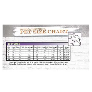 Rubie's Purple Witch Pet Costume Dress and Hat , Small