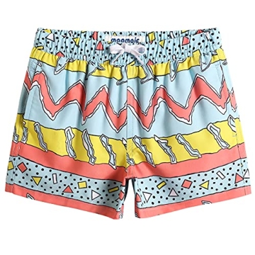 MaaMgic Boys Swim Trunks Quick Dry Vibrant Toddler Swimwear