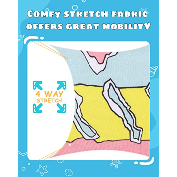 MaaMgic Boys Swim Trunks Quick Dry Vibrant Toddler Swimwear