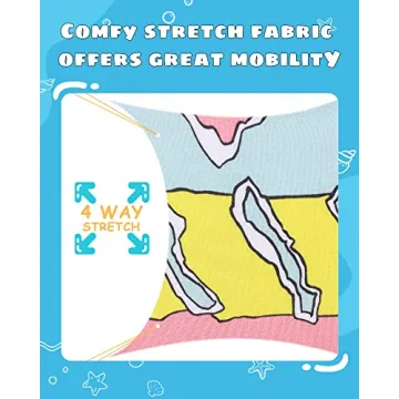 MaaMgic Boys Swim Trunks Quick Dry Vibrant Toddler Swimwear