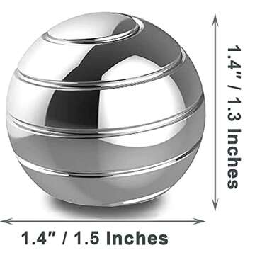 Aomeiter Optical Illusion Fidget Spinner Desktop Toy