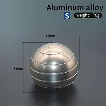 Aomeiter Optical Illusion Fidget Spinner Desktop Toy