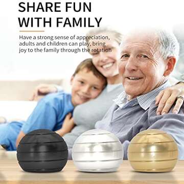 Aomeiter Optical Illusion Fidget Spinner Desktop Toy