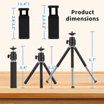 MamaWin Mini Webcam Tripod for Smartphones and Logitech C920 C922