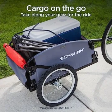 Schwinn Daytripper Cargo Trailer Collapsible 100 lbs Capacity