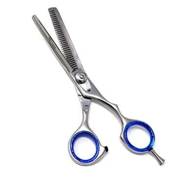 5.5" Professional Hair Cutting & Thinning Barber Scissors Set, Stainless Steel, Lightweight Razor Edge Haircut Scissors for Hair Salon, Hairdresser
