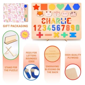 Custom Name Puzzles for Toddlers - Unique Gifts for Kids