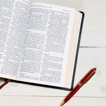 KJV Large Print Personal Bible - Charcoal Leathertouch